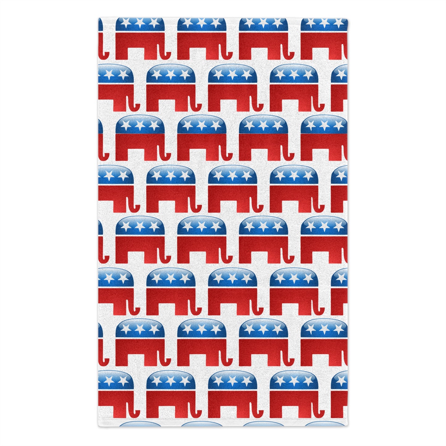 Republican Symbol All Over 11" x 18" Dish Fingertip Towel All Over Print by TOOLOUD