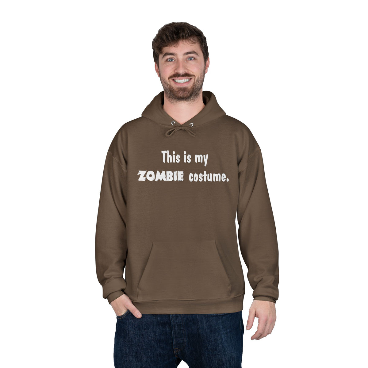 This Is My Zombie Costume – Halloween Dark Pullover Hoodie Sweatshirt by TOOLOUD