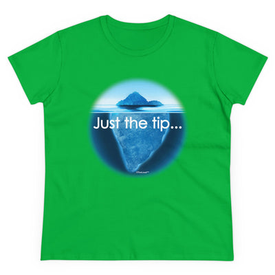 TooLoud Iceberg Just The Tip Women's Cotton T-Shirt