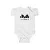 TooLoud Two Turtle Doves Text Infant Baby Romper Bodysuit