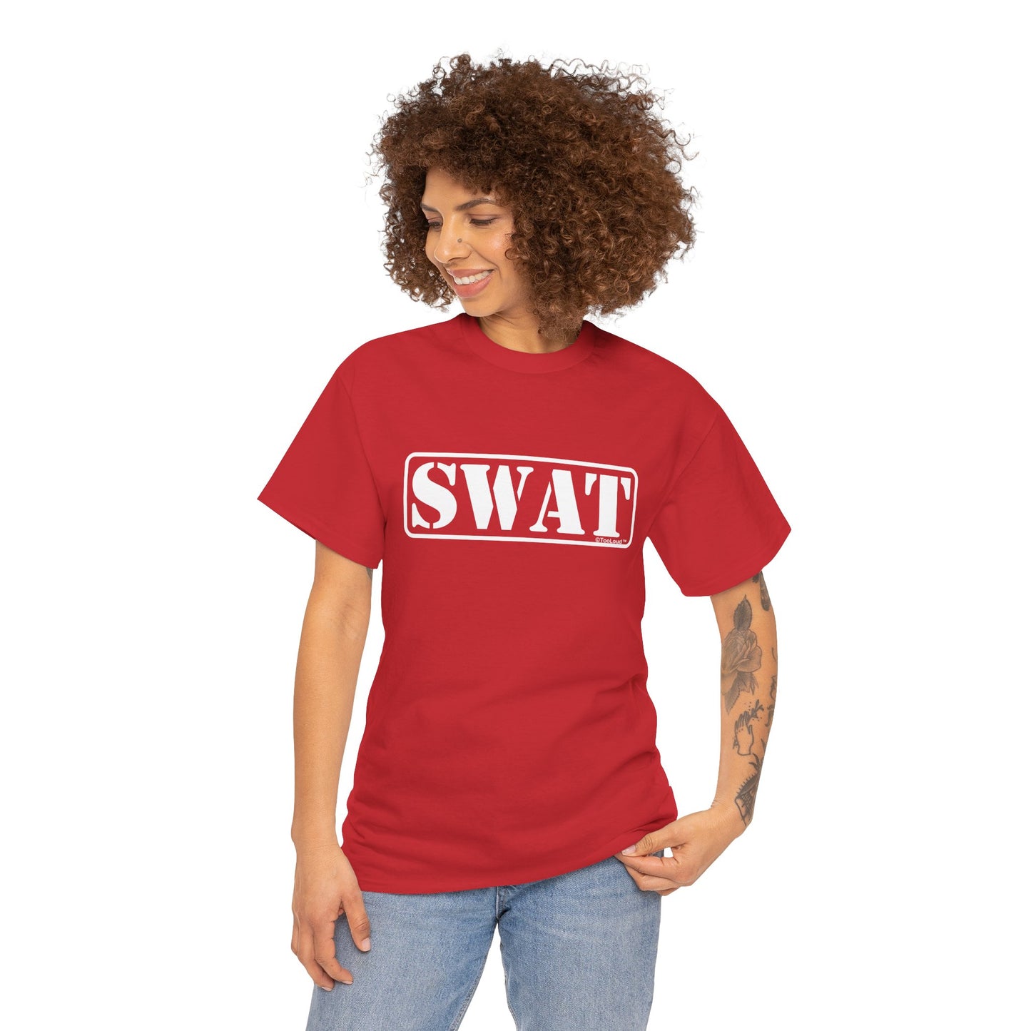 SWAT Team Logo – Text #2 Women’s Dark T-Shirt by TOOLOUD™