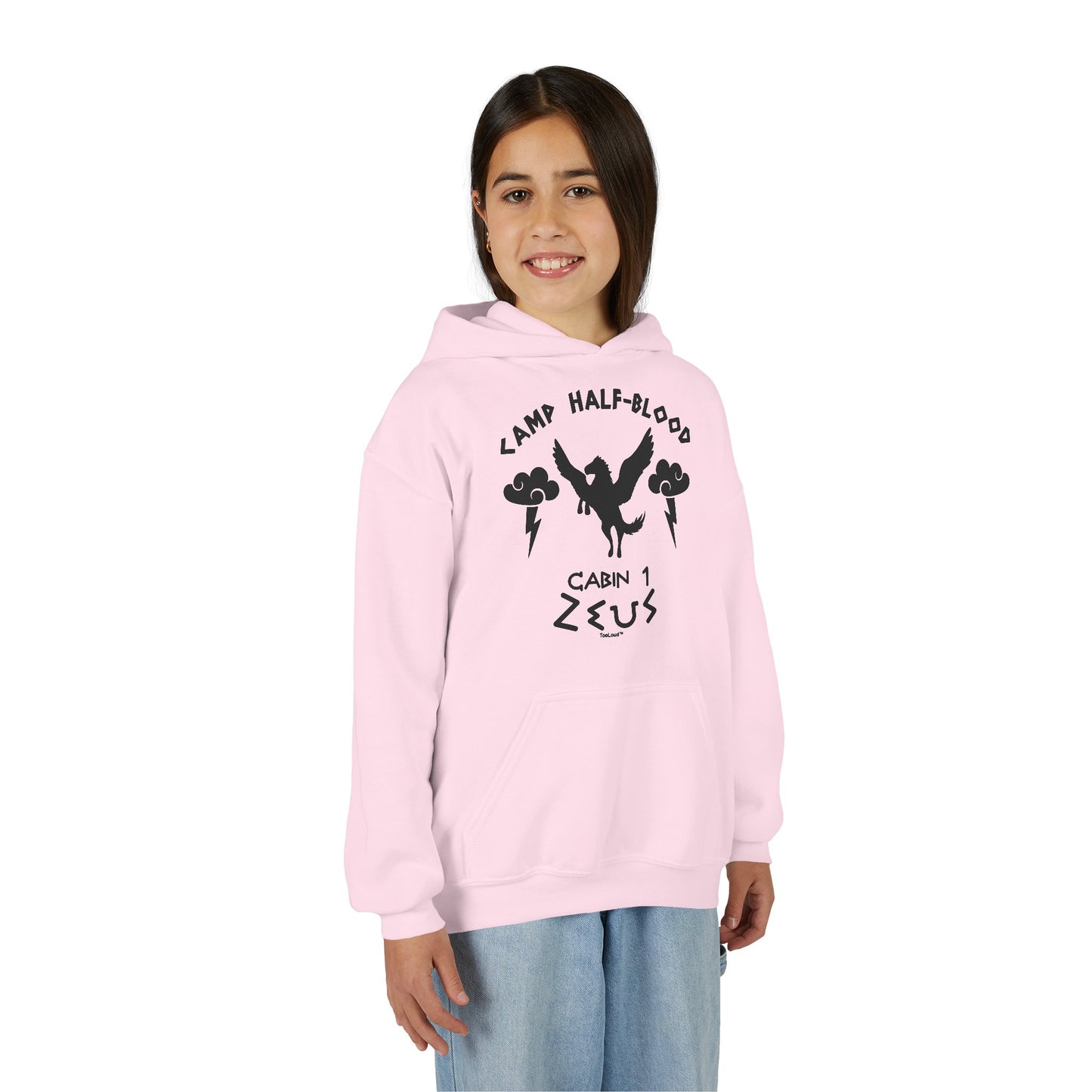 Camp Half Blood Cabin 1 Zeus Youth Children's Hoodie by TOOLOUD