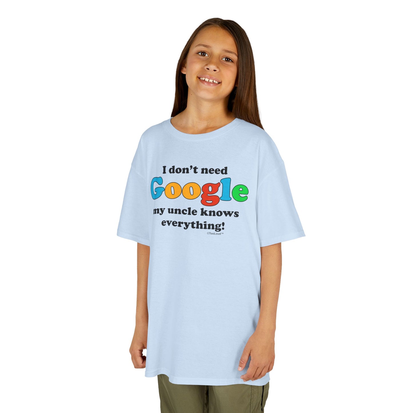 I Don’t Need Google – Uncle Children’s T-Shirt by TOOLOUD™