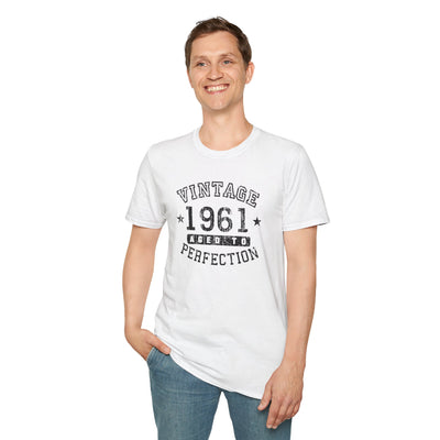 Customized Retro Birth Year Worn-In Unisex Tee for Adults – Exclusively by TooLoud