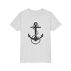 Distressed Nautical Sailor Rope Anchor Children's Youth T-Shirt by TOOLOUD