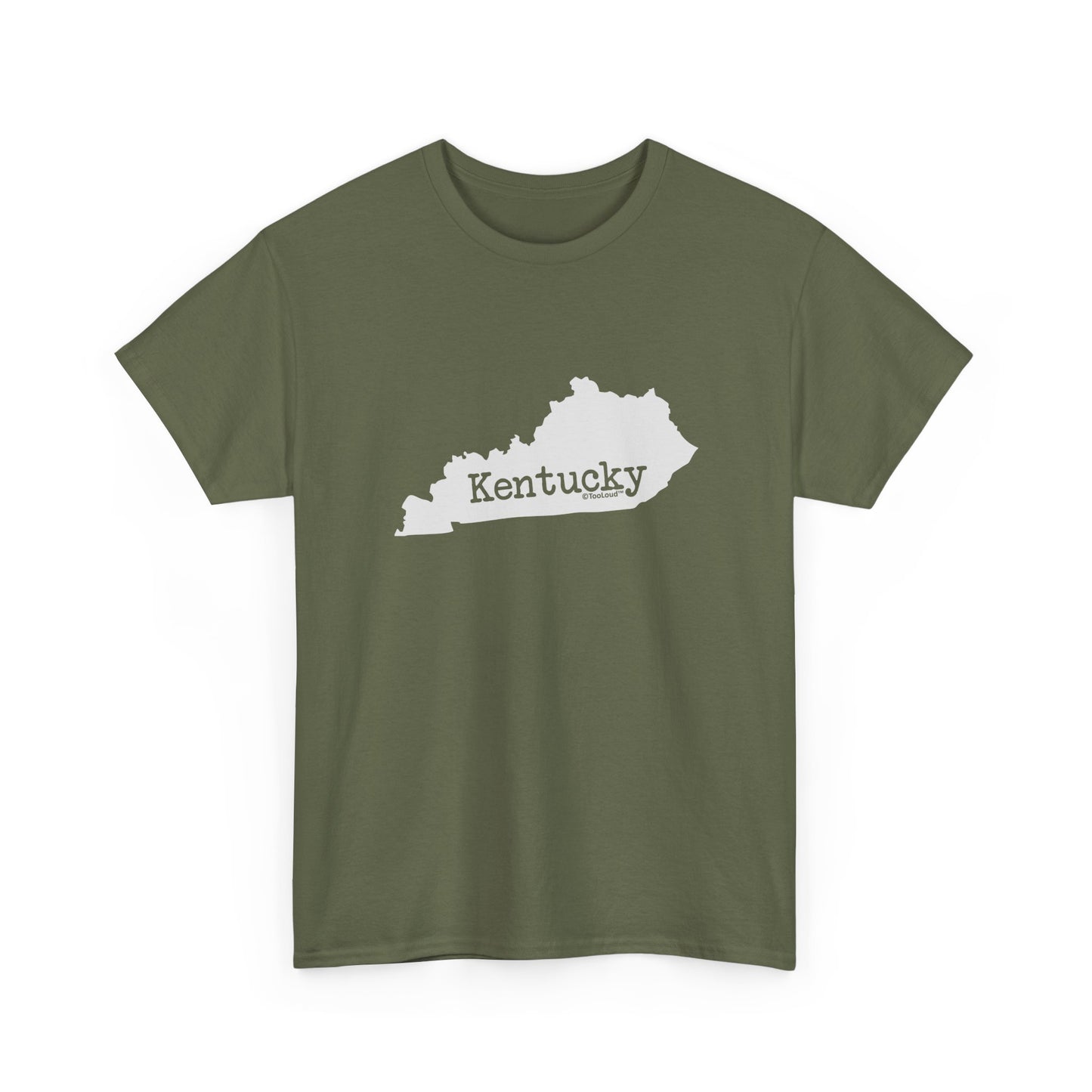 Kentucky – United States Shape Adult Dark T-Shirt by TOOLOUD