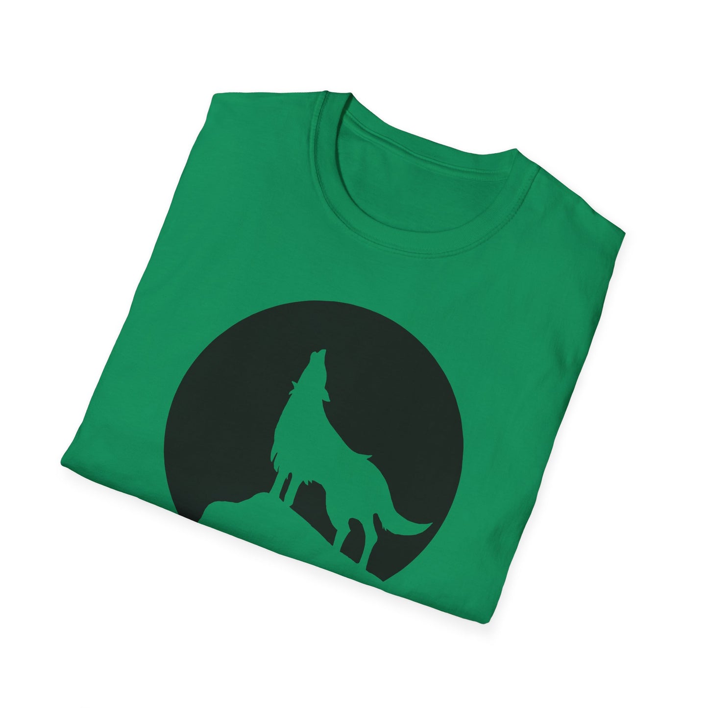 Wolf Howling at the Moon – Design #1 Women’s T-Shirt by TOOLOUD