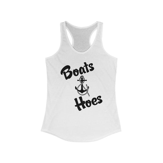 Boats and Hoes Women's Racerback Tank Top by TOOLOUD