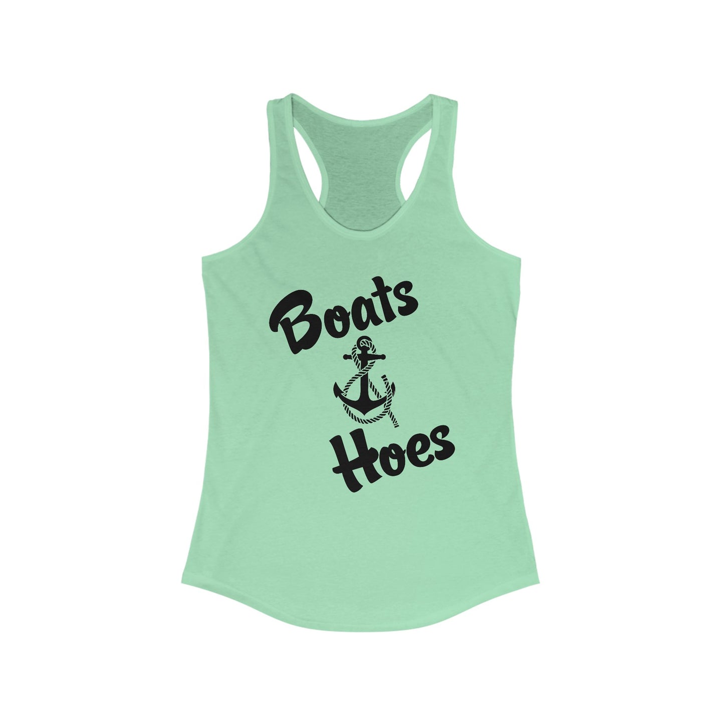 Boats and Hoes Women's Racerback Tank Top by TOOLOUD