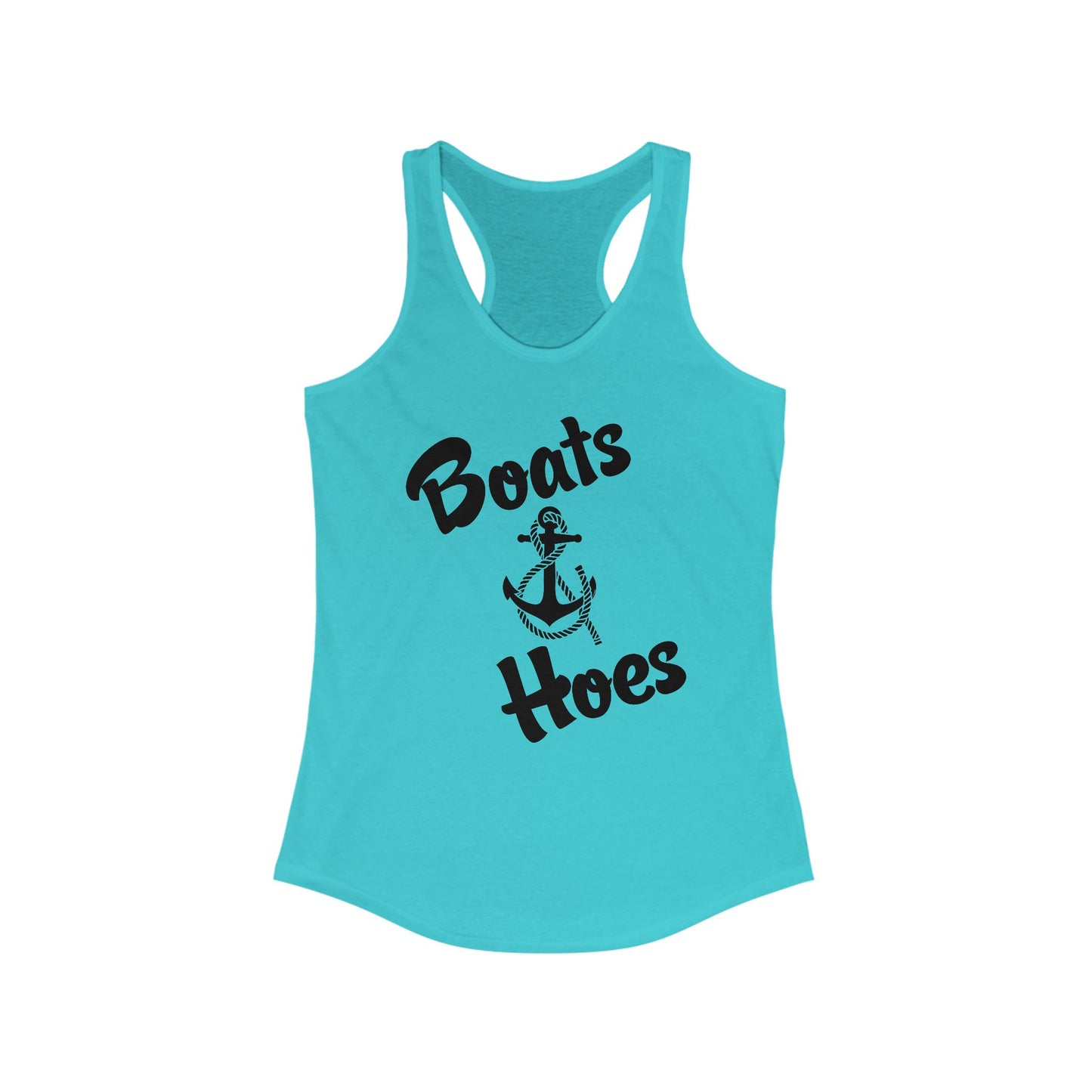 Boats and Hoes Women's Racerback Tank Top by TOOLOUD