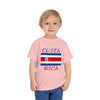 TOOLOUD Costa Rica Flag Toddler T-Shirt | Soft Tshirt