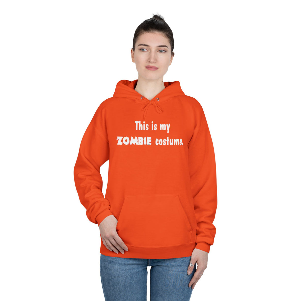 This Is My Zombie Costume – Halloween Dark Pullover Hoodie Sweatshirt by TOOLOUD