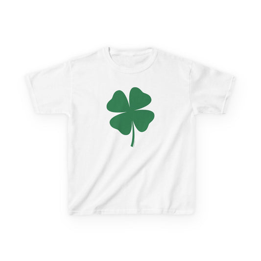 Lucky Four Leaf Clover St. Patrick's Day Children's T-Shirt by TOOLOUD
