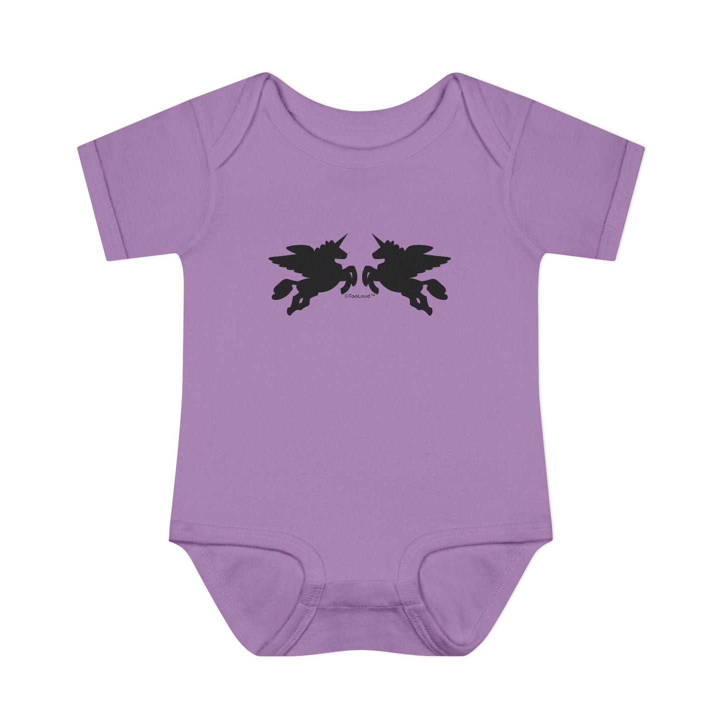 Unicorn Pegasus Design Baby Romper Bodysuit by TOOLOUD