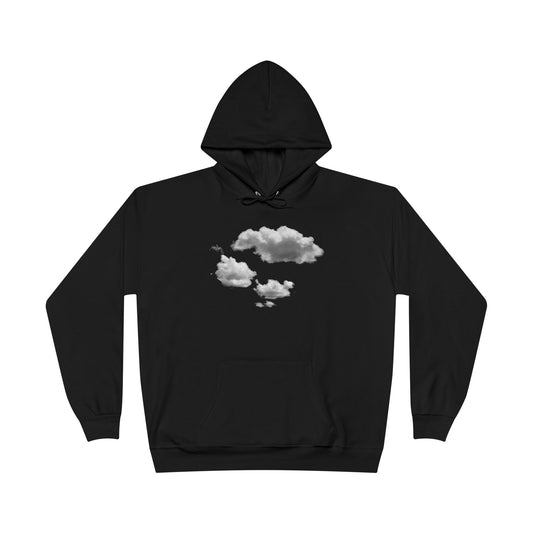 Inverted Puffy Clouds Dark Hoodie Sweatshirt by TOOLOUD