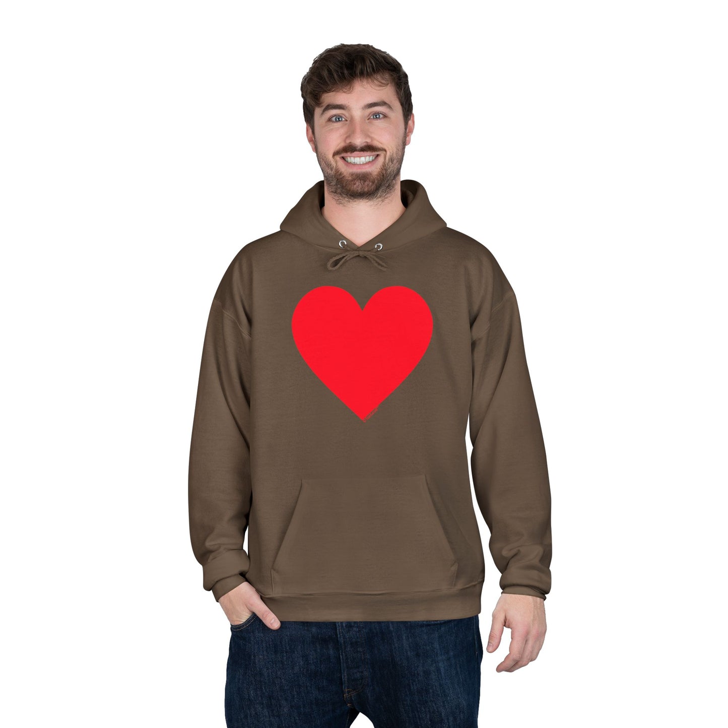 TOOLOUD Big Red Heart Valentine's Day Dark Unisex Hoodie Sweatshirt