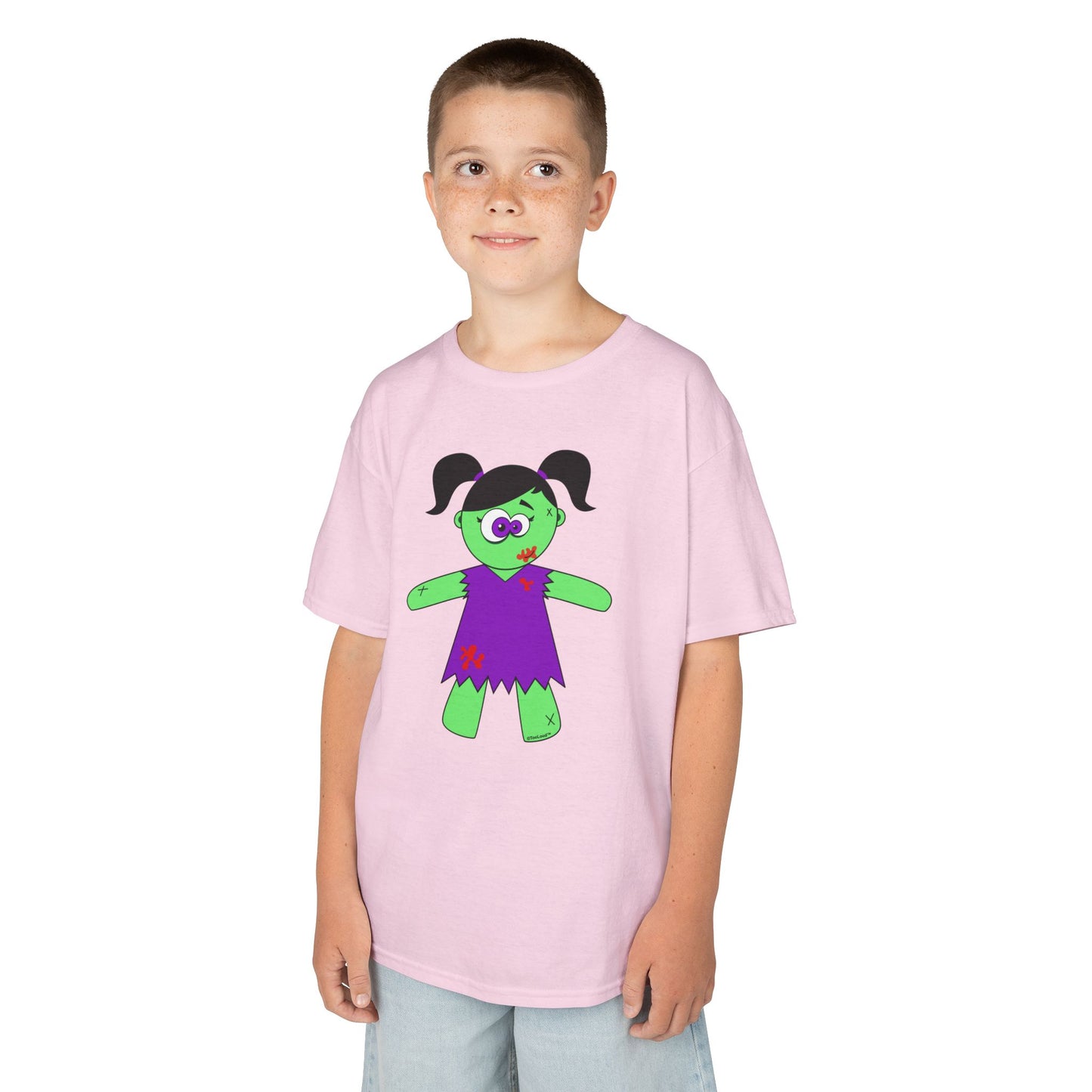 Zombie Girl Halloween Children’s T-Shirt by TOOLOUD