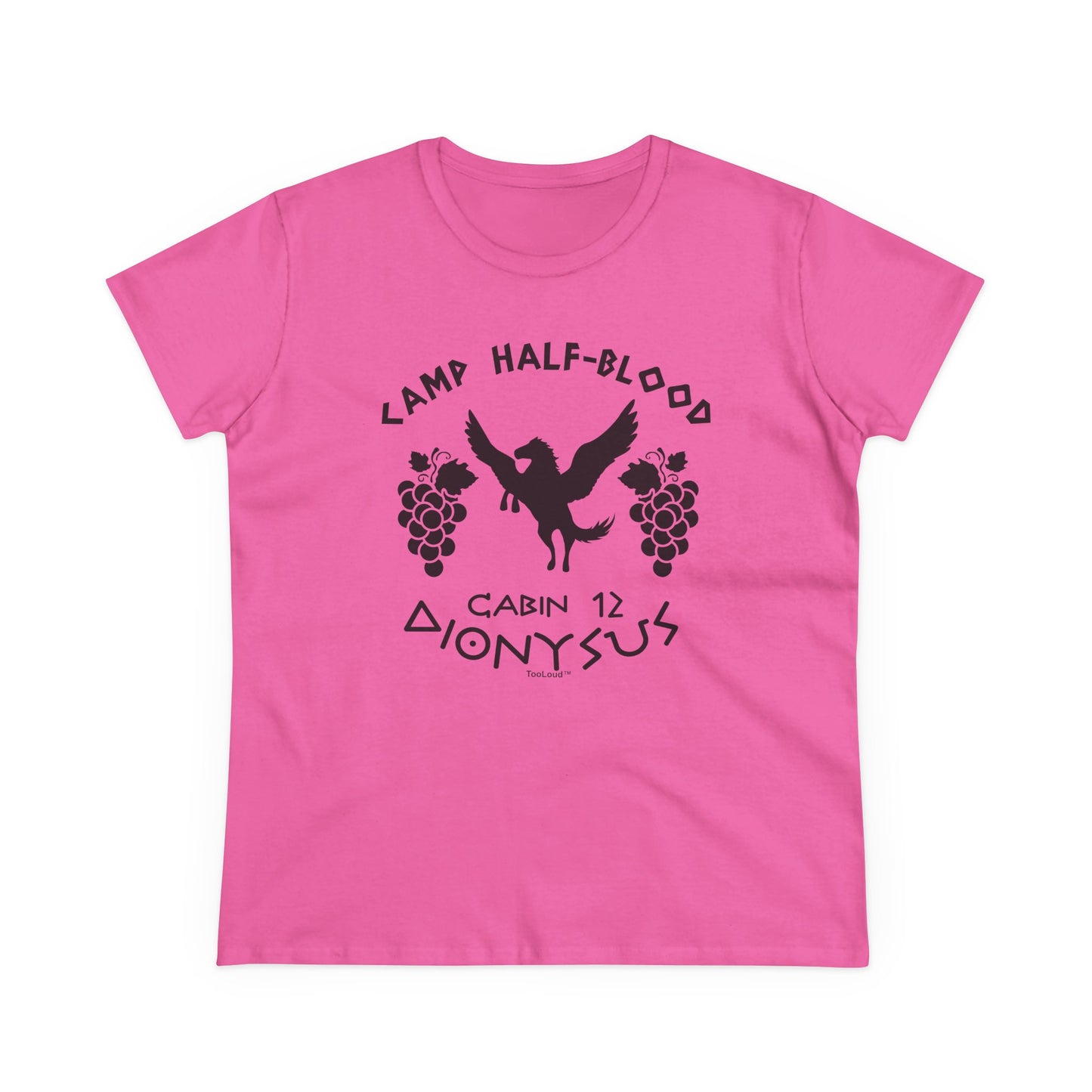 Camp Half Blood Cabin 12 Dionysus Womens T-Shirt by TOOLOUD