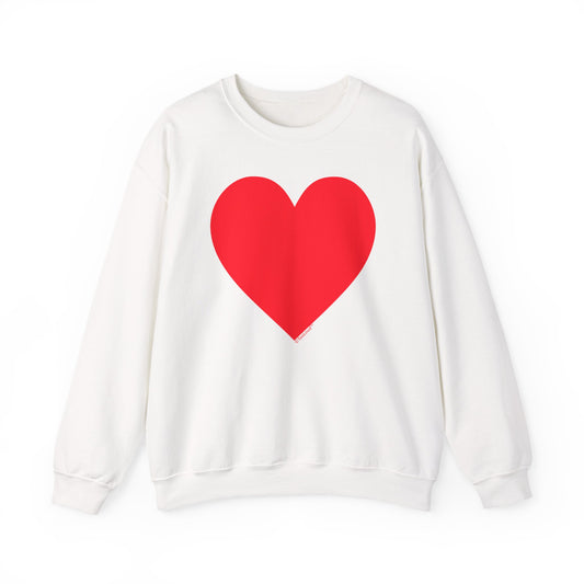 Big Red Heart Valentine’s Day Sweatshirt by TOOLOUD