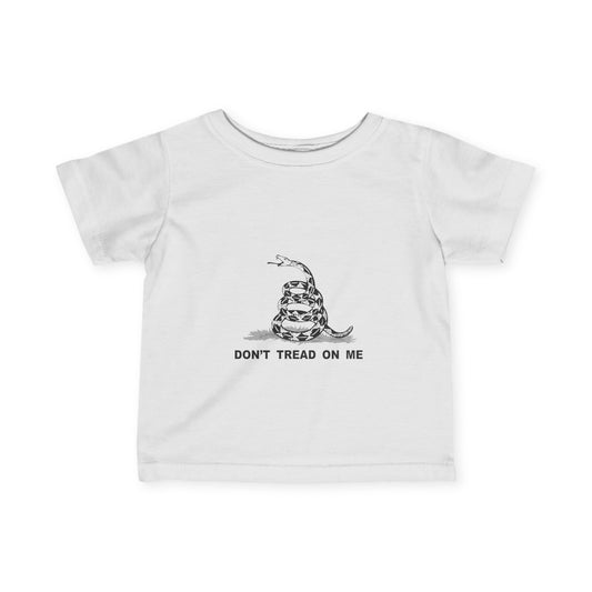 Subdued Don't Tread On Me Gadsden Flag Rattlesnake Infant T-Shirt