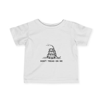 Subdued Don't Tread On Me Gadsden Flag Rattlesnake Infant T-Shirt