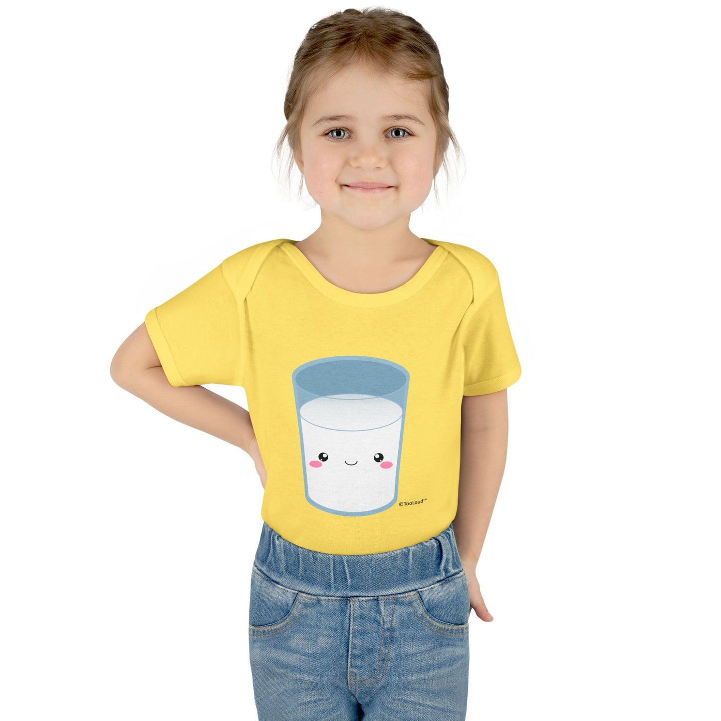 Cute Matching Milk and Cookie Design – Milk Baby Romper Bodysuit by TOOLOUD