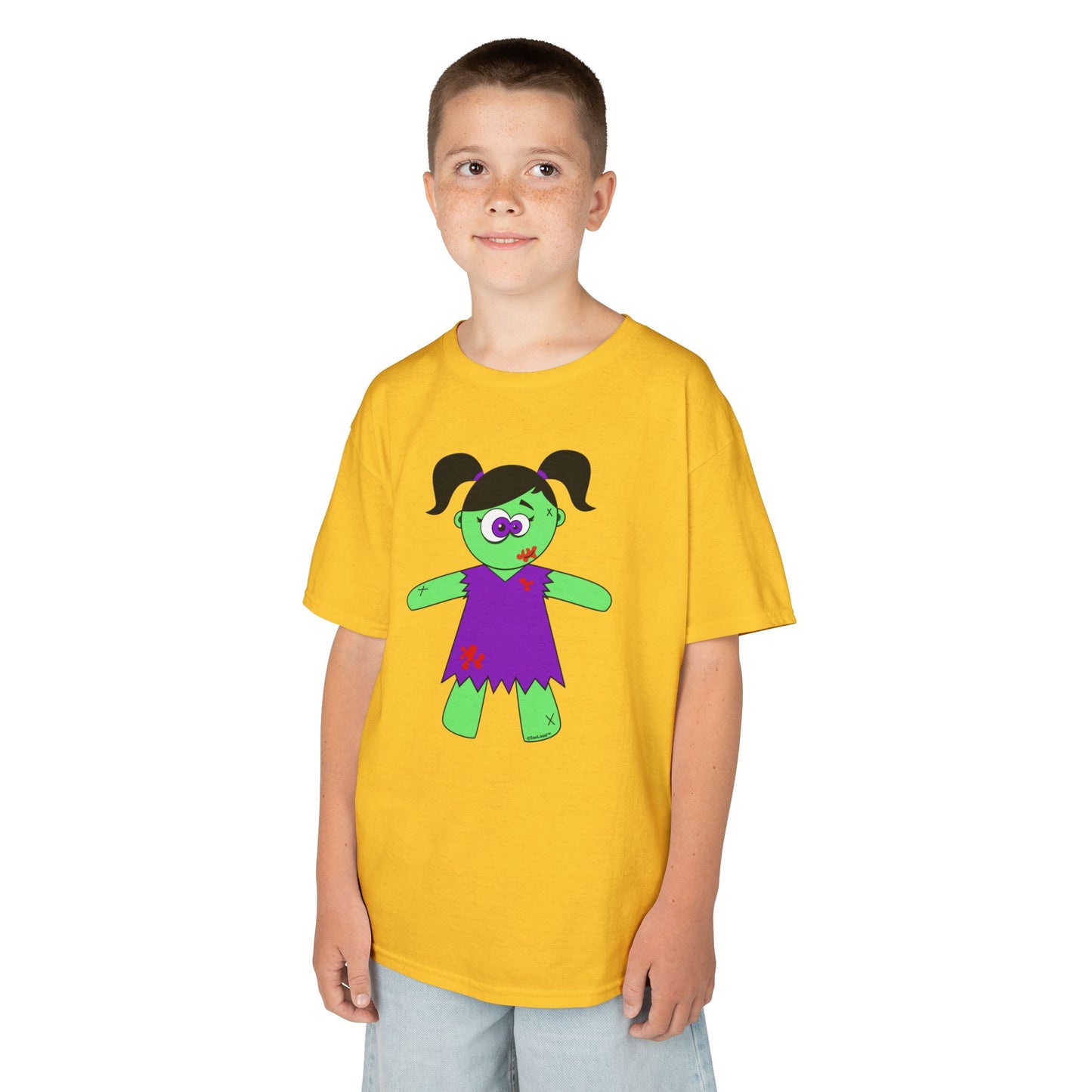 Zombie Girl Halloween Children’s T-Shirt by TOOLOUD