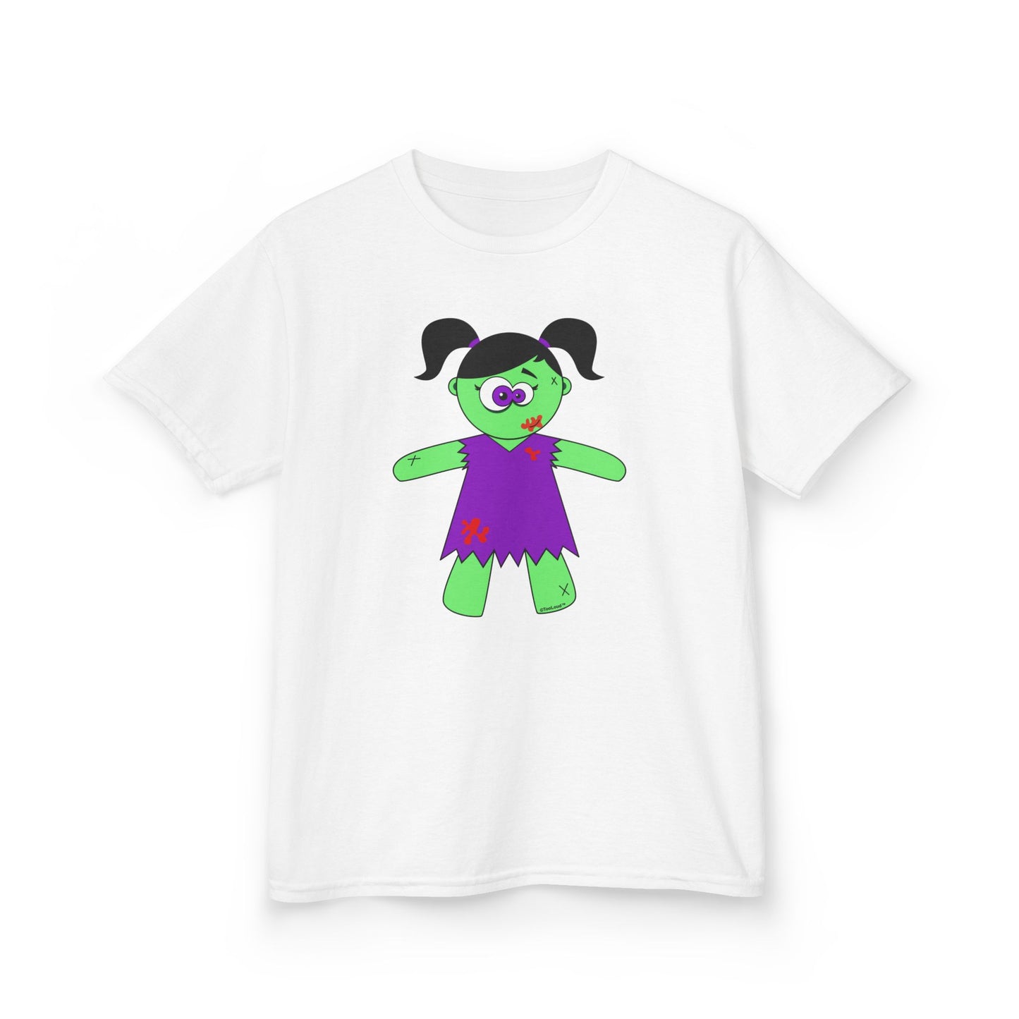 Zombie Girl Halloween Children’s T-Shirt by TOOLOUD