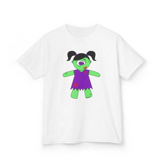 Zombie Girl Halloween Children’s T-Shirt by TOOLOUD
