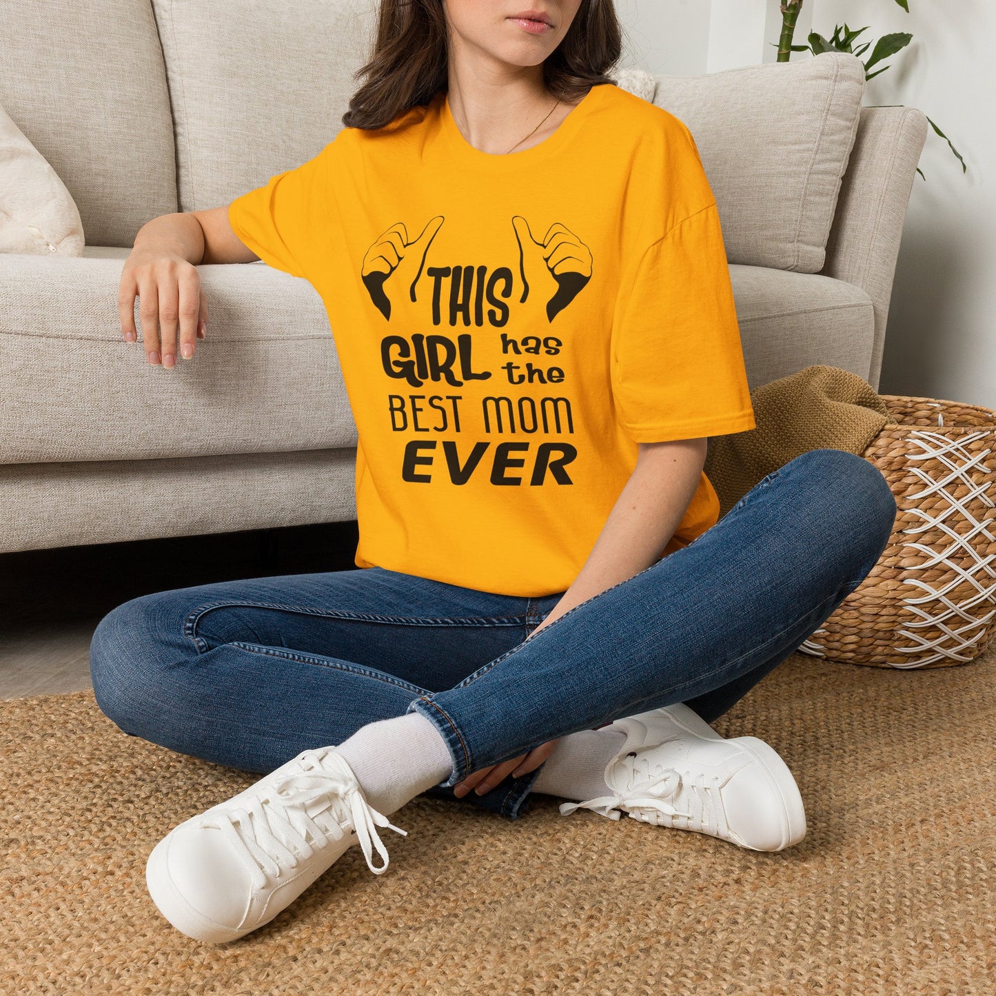 This Girl Has the Best Mom Ever Women’s T-Shirt by TOOLOUD