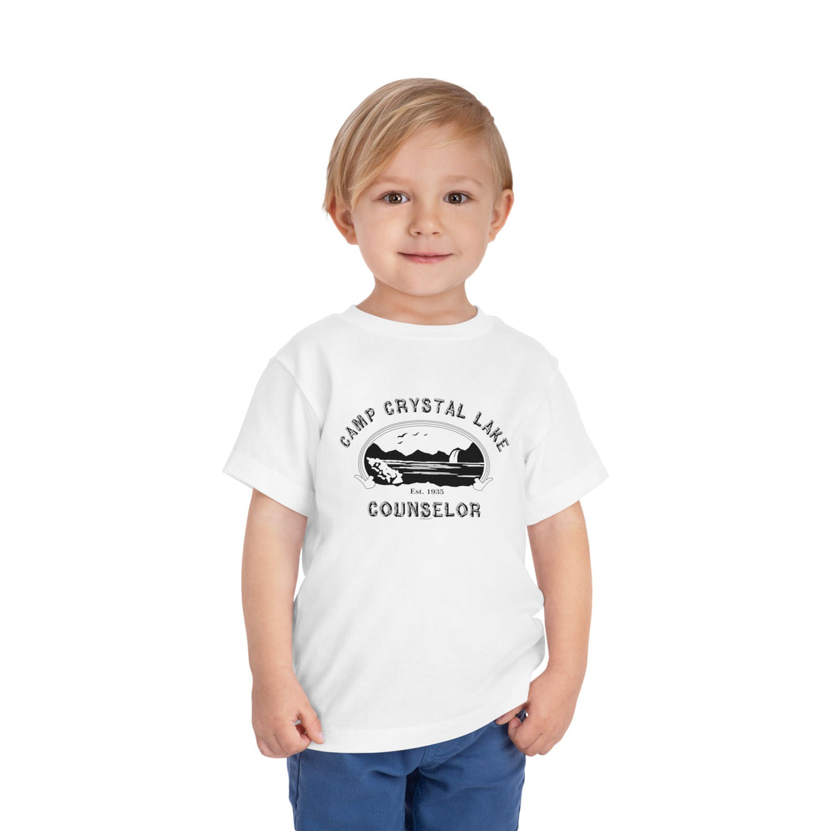 Camp Crystal Lake Counselor – Friday 13 Toddler T-Shirt by TOOLOUD