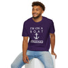 I'm on a Boat Motherf*er Adult Men's T-Shirt by TOOLOUD**