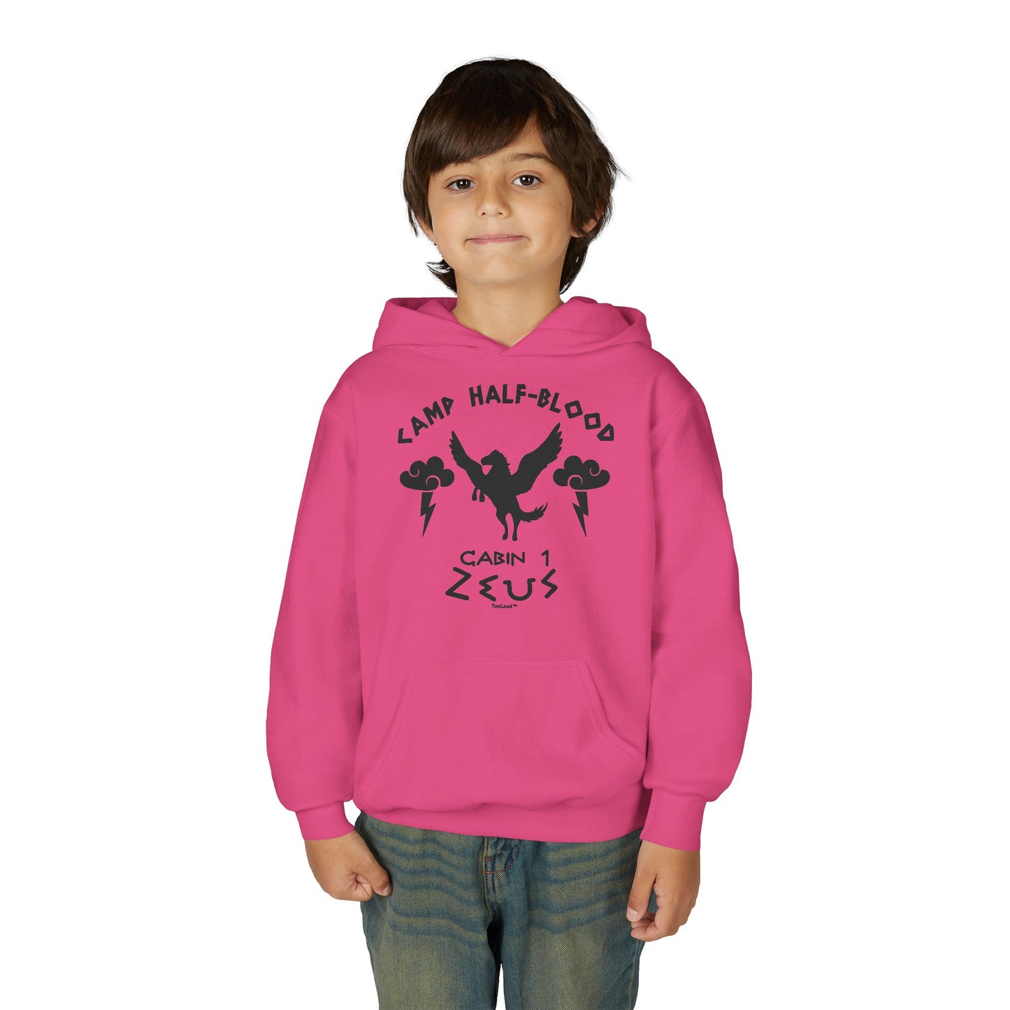 Camp Half Blood Cabin 1 Zeus Youth Children's Hoodie by TOOLOUD