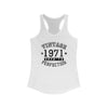 TOOLOUD 1971 - Vintage Birth Year Women's Racerback Tank Top