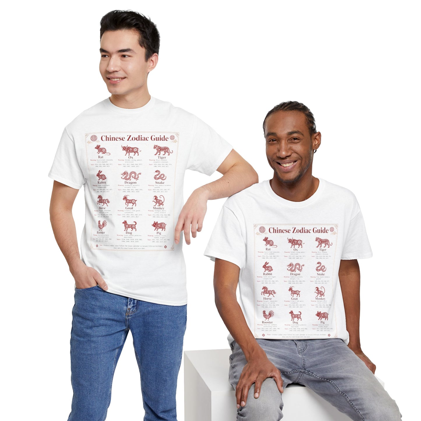Chinese Zodiac Guide Design #2 T-Shirt by TOOLOUD
