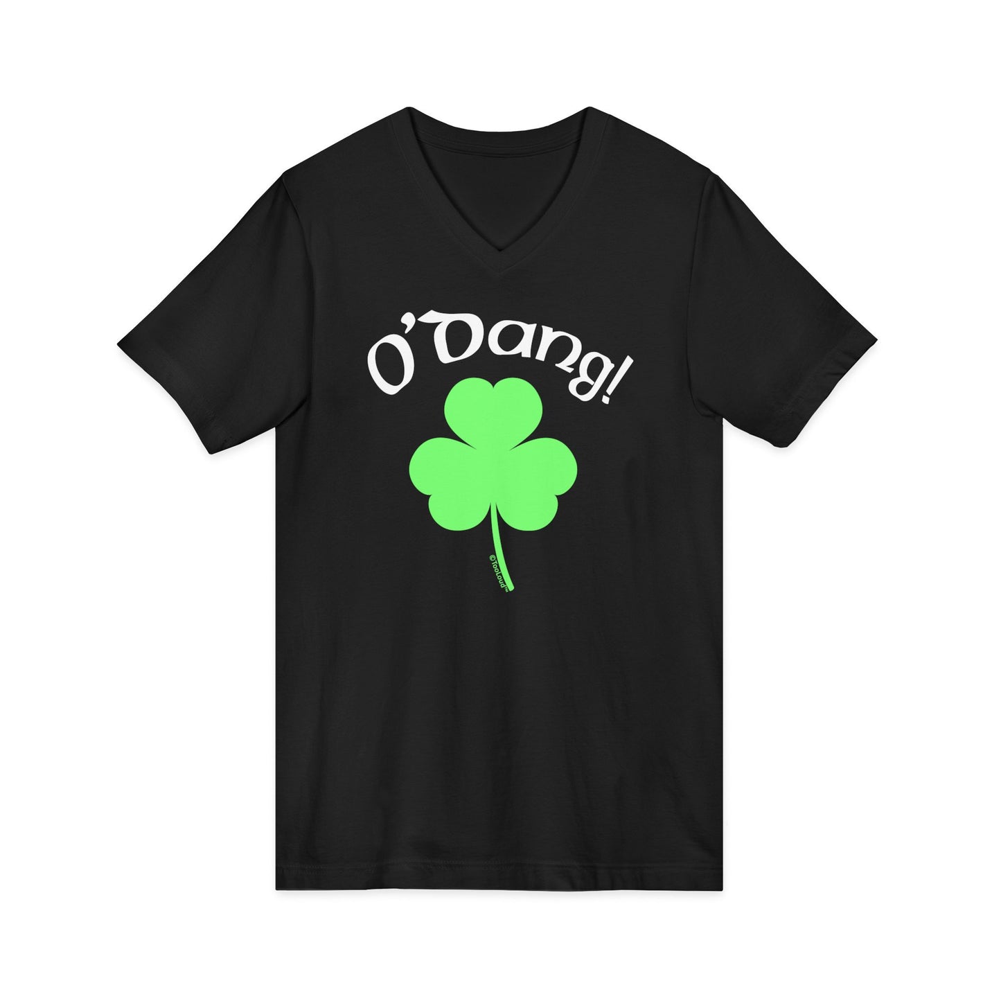 O'Dang – St. Patrick's Day Adult Dark V-Neck T-Shirt by TOOLOUD