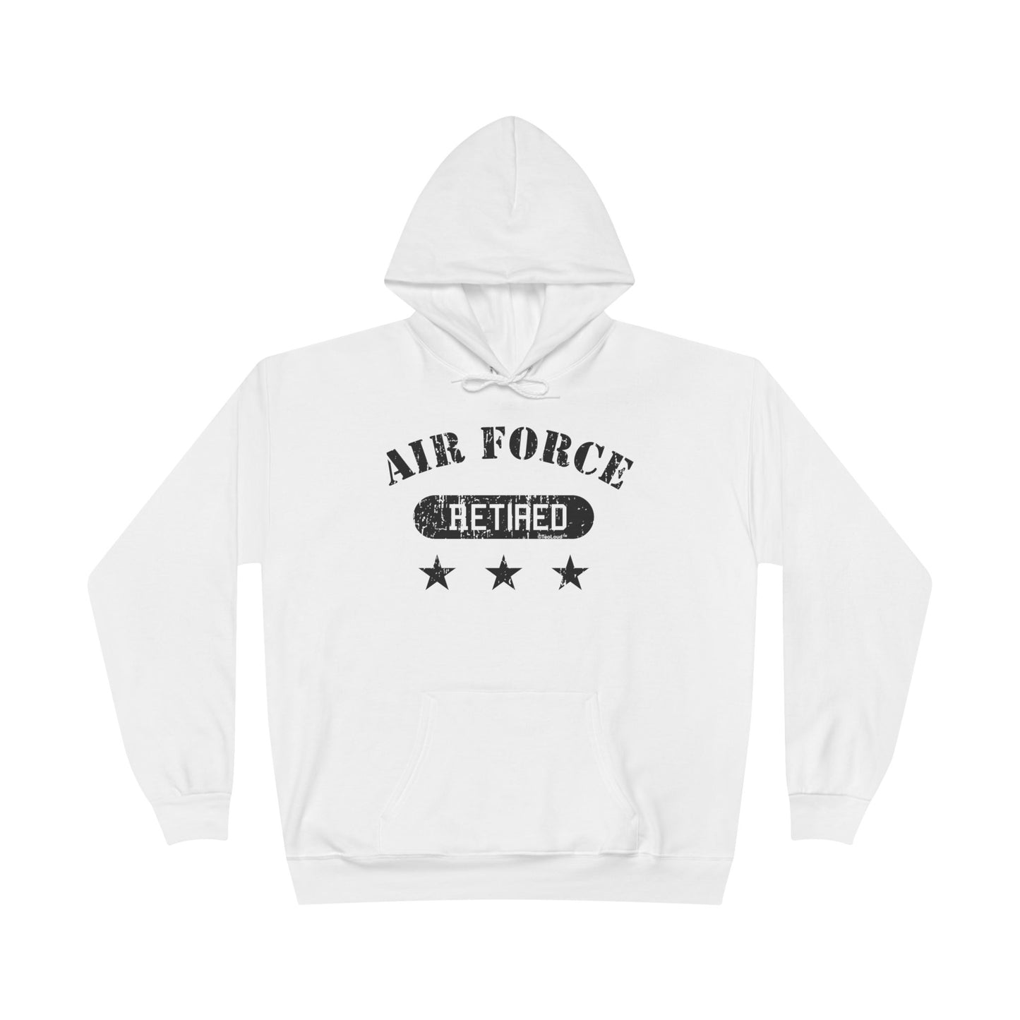 Retired Air Force Adult Hoodie Sweatshirt by TOOLOUD