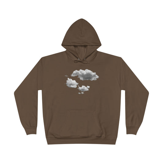 Inverted Puffy Clouds Dark Hoodie Sweatshirt by TOOLOUD