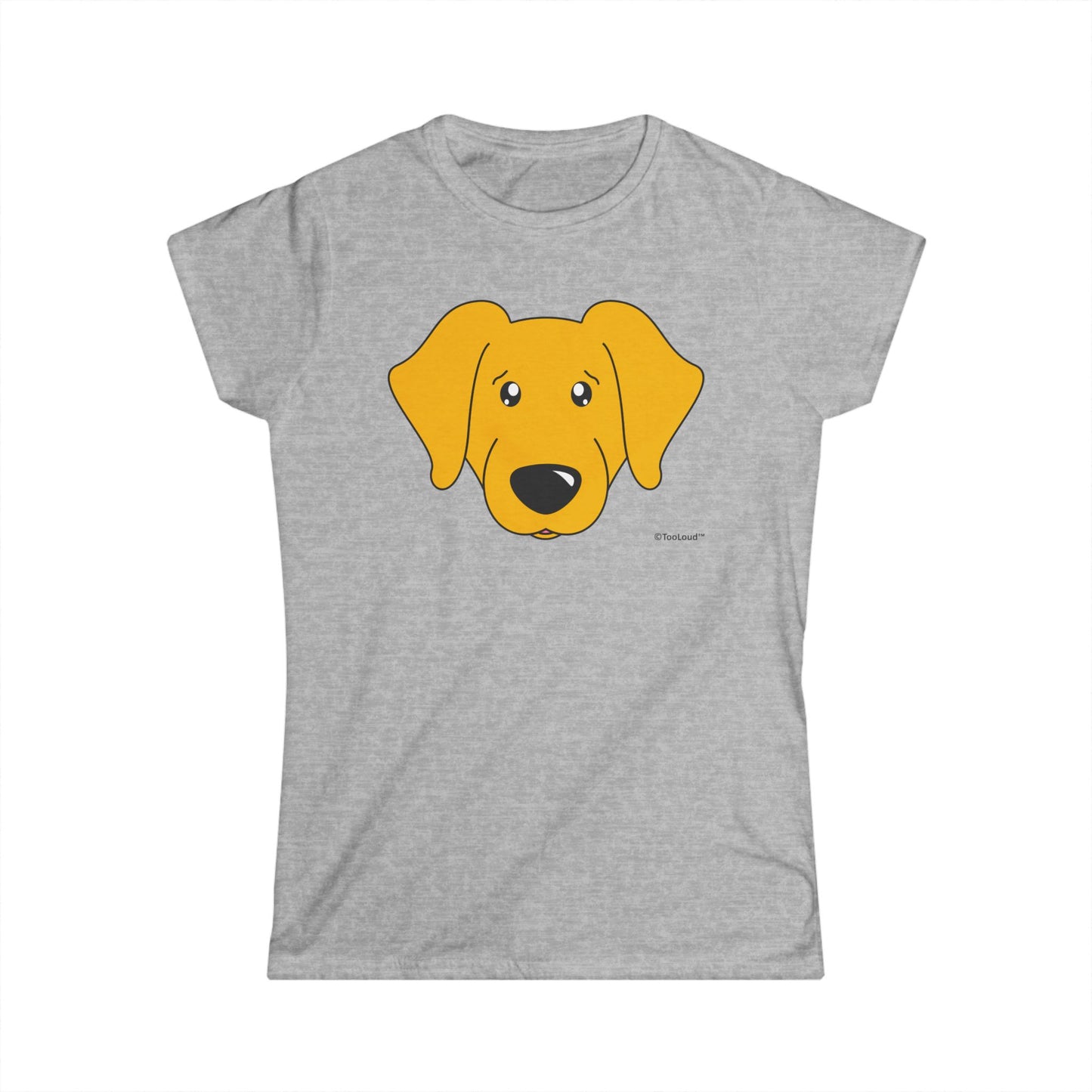 Cute Yellow Labrador Retriever Dog Juniors T-Shirt by TOOLOUD