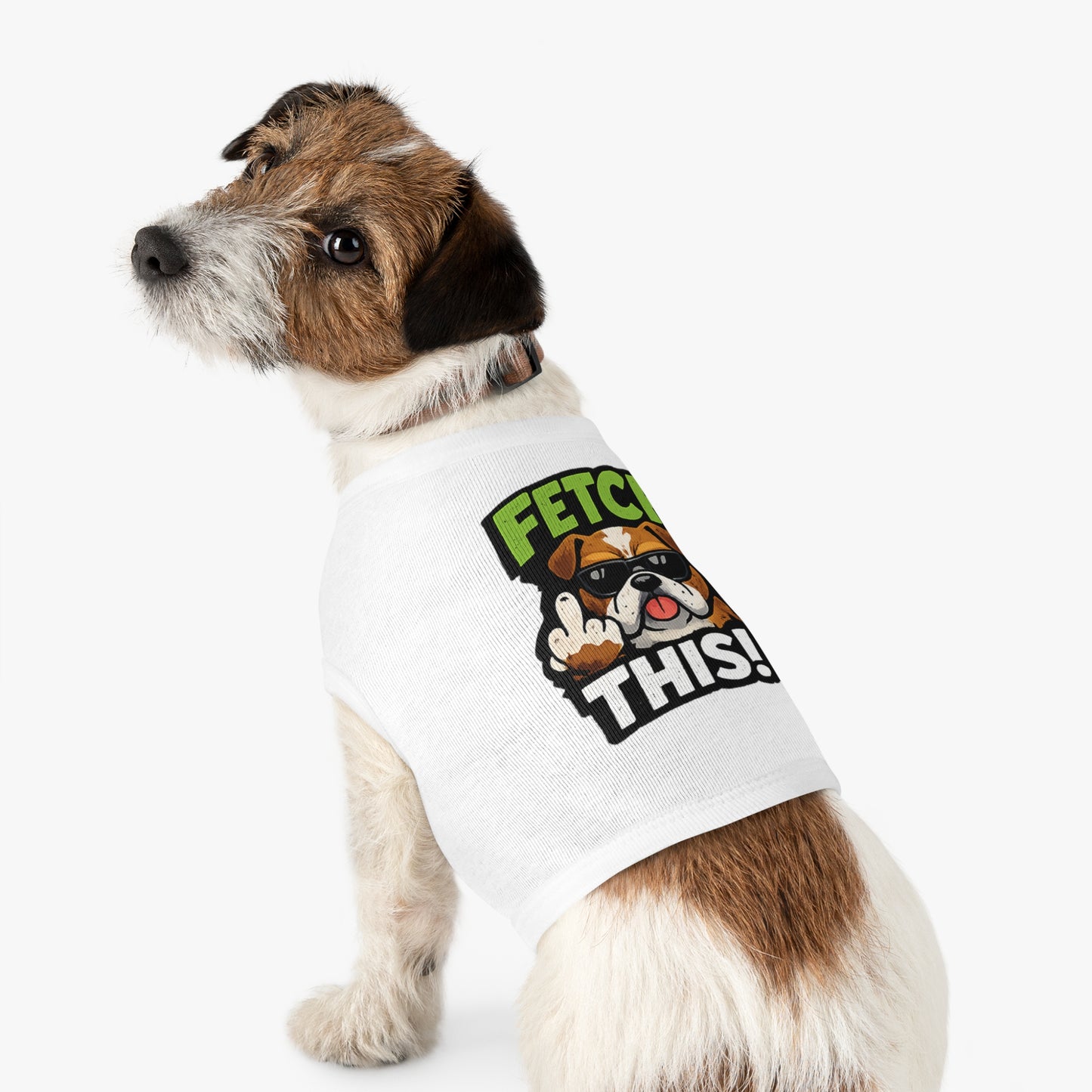 Fetch This! Middle Finger Dog Shirt by TOOLOUD