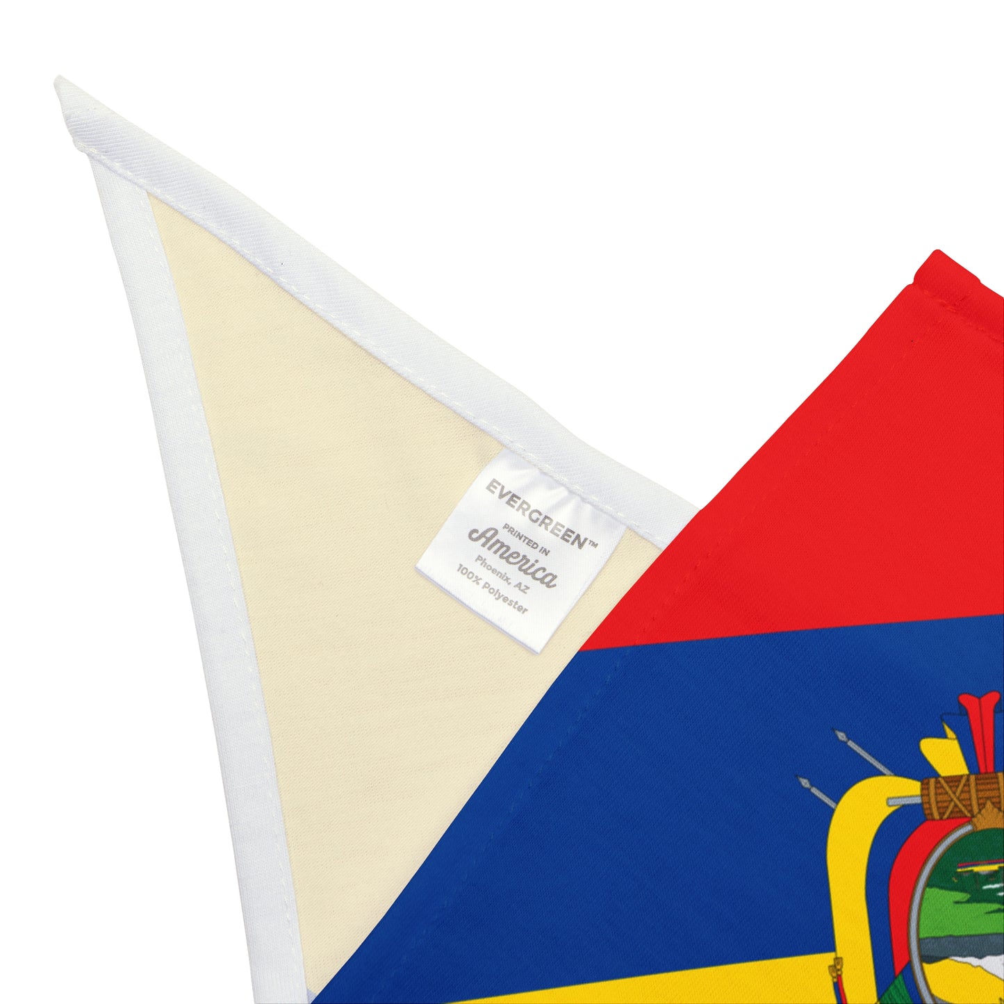 Ecuador Flag AOP Dog/Pet Bandana – All Over Print, 2 Sizes