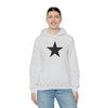 TOOLOUD Black Star Hooded Sweatshirt - Unisex