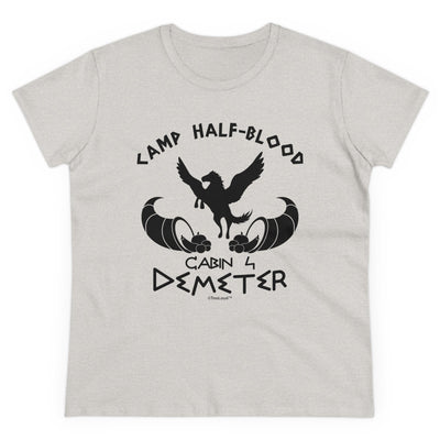 TOOLOUD Cabin 4 Demeter Camp Half Blood Womens T-Shirt