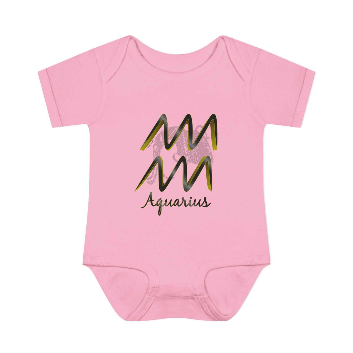 Aquarius Symbol Baby Romper Bodysuit by TOOLOUD
