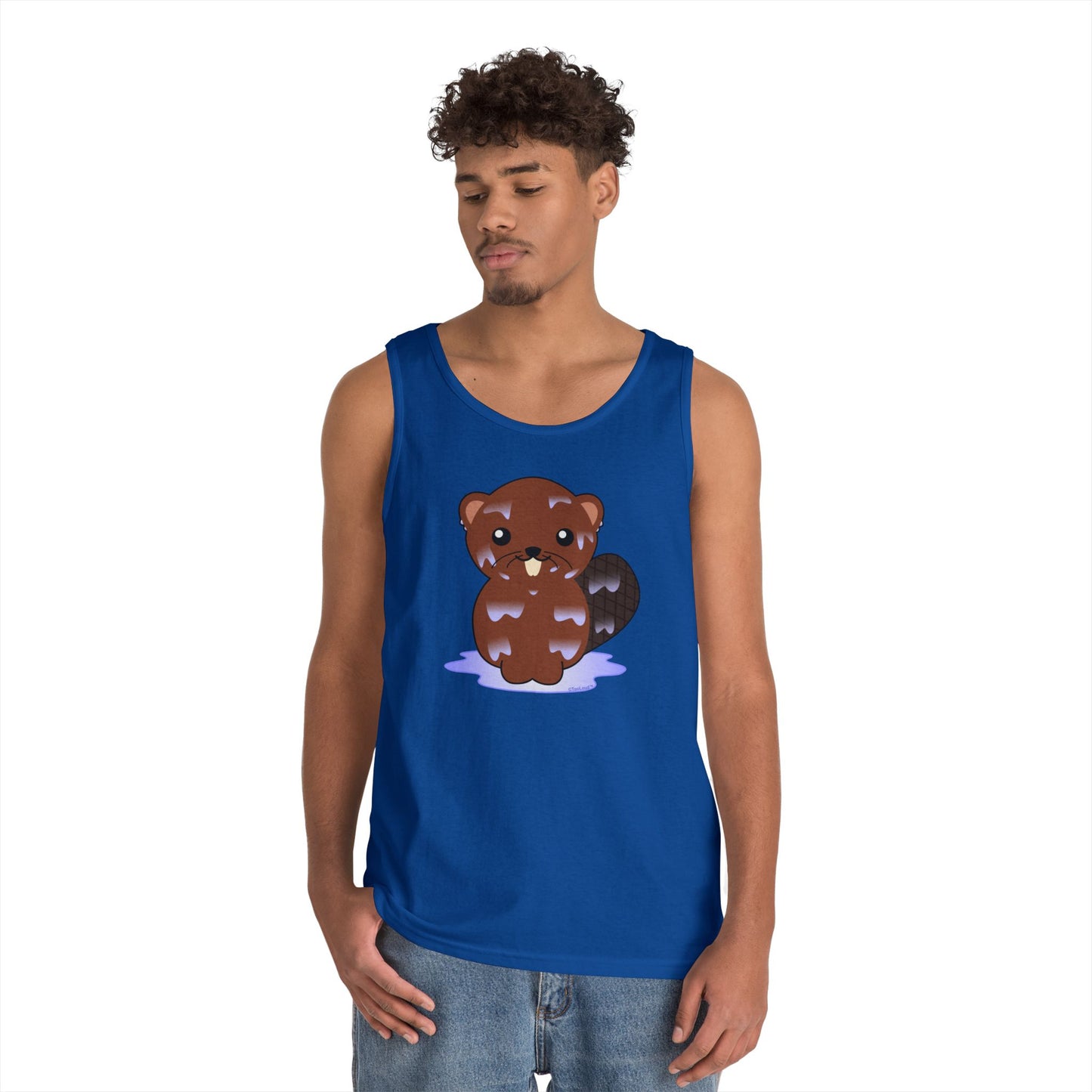 Cute Wet Beaver Loose Tank Top by TOOLOUD