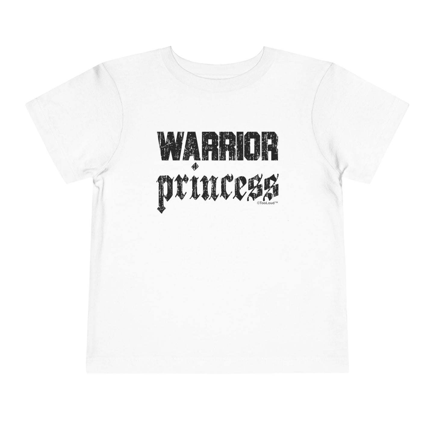 Warrior Princess Script Toddler T-Shirt by TOOLOUD