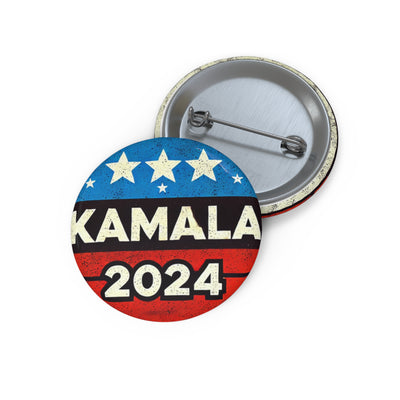 Kamala Harris 2024 Button - Pinback, Harris Supporter Pin-Button