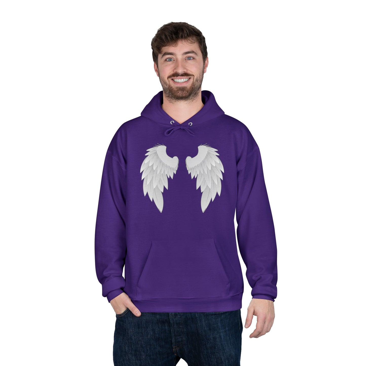 Epic Angel Wings Design Hoodie Pullover Sweatshirt by TOOLOUD