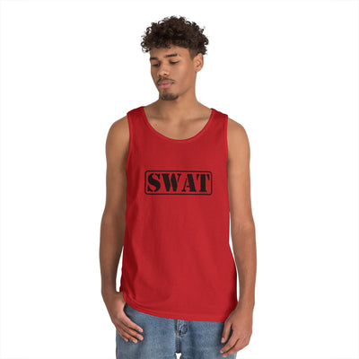 TOOLOUD SWAT Team Logo - Text #2 Unisex Tank Top Heavy Cotton