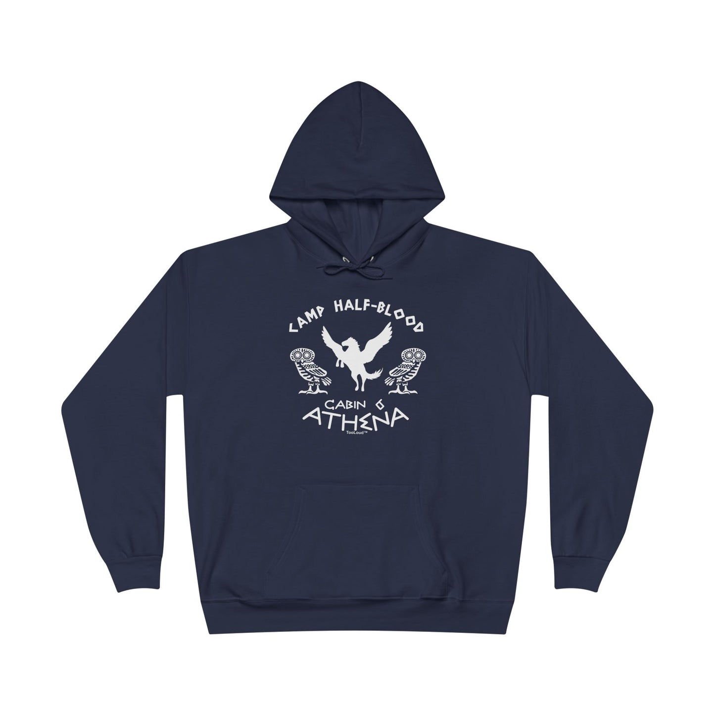TOOLOUD Camp Half-Blood Cabin 6 Athena Dark Hoodie Sweatshirt